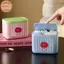 TATER Cotton Qtip Hộp Đựng Có Nắp, Hộp Đựng Phòng Tắm Sắp Xếp Lưu Trữ Nhà Cửa, Vanity Organizer VN