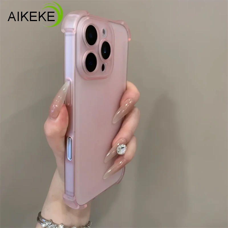 Ốp Điện Thoại Ice Mist Cho Xiaomi 17 Pro Max 15T 15S 14T Pro Poco C85 C71 F7 Pro Ultra M7 Civi 5 Pro 5G 4G Ốp Lưng Mờ Sang Trọng Kinh Doanh Dễ Thương Đơn Giản Túi Khí Mềm Vỏ Chống Sốc