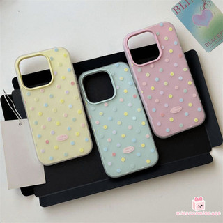 Ốp Lưng Cho IPhone 7Plus 11 13 17 14 16 15 12 Pro Max Air 15 6 7 16 6s 14 Plus XR XS X Max Nhiều Màu Sắc Đơn Giản Toàn Màn Hình Chấm Bi Mới 2 Trong 1 Bìa Mềm
