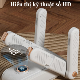 Máy Sấy Giày Đa Năng 4 Ống Khí - Tia UV Diệt Khuẩn, Sấy Khô Nhanh, Hẹn Giờ Linh Hoạt