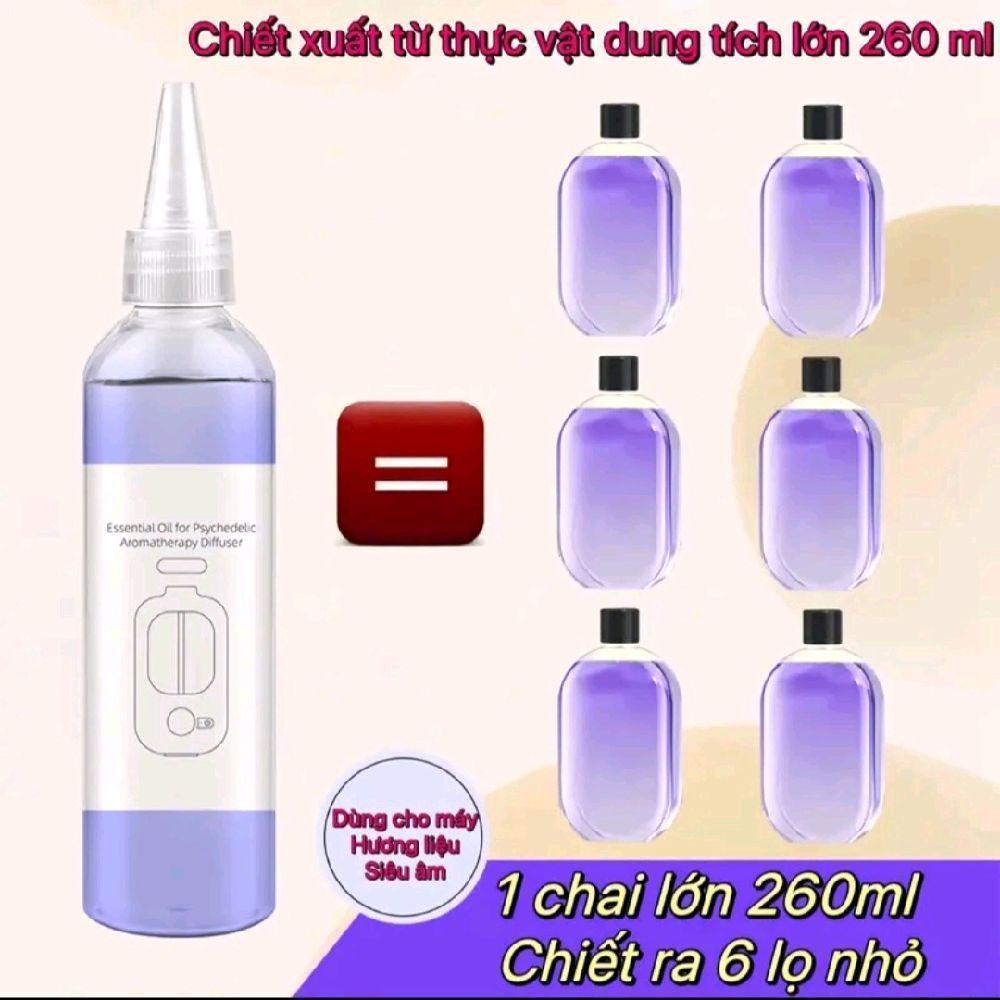 Tinh dầu thơm phòng chai lớn 260ml bổ sung tinh dầu cho máy phun, tinh dầu chai chiếc lớn thích hợp nhiều loại máy phun