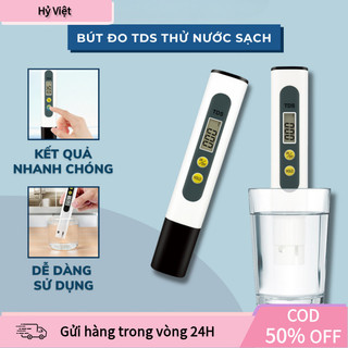 Bút Thử Nước TDS Đo Nước Sạch, Giới Hạn 0-9990 PPM, Chất Liệu Nhựa Và Kim Loại, Dùng Cho Gia Đình Và Nuôi Trồng Thủy Sản