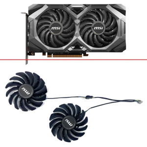 IiCooling Quạt 87MM PLD09210S12HH 4Pin RX5600 RX5700 Quạt Làm Mát Cho MSI RADEON RX 5600 5700 XT MECH OC Card Đồ Họa Card Video GPU FAN *