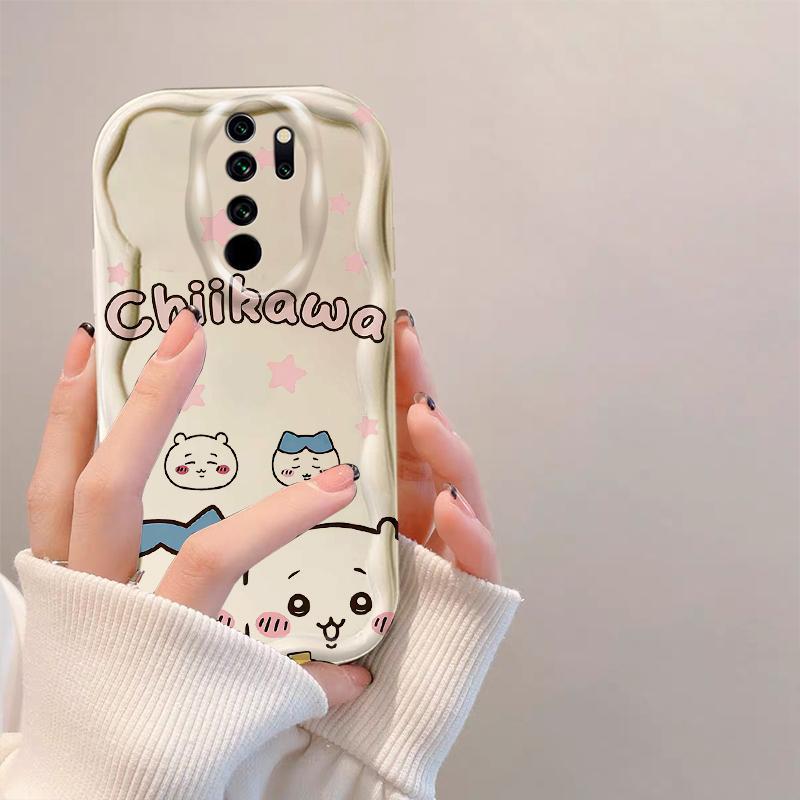 Thích hợp cho Redmi 9 Prime Note 8 Pro 3D Phim hoạt hình nghệ thuật TPU mềm Usagi Chii Kawa Vỏ điện thoại chống sốc