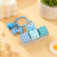 Đồ chơi Fidget bàn phím Mini DONOVANQQ, Móc khóa giải nén bàn phím 4 phím sáng tạo, Tương tác dễ thương không có đèn LED Nút có thể nhấp vào Móc khóa công tắc cơ khí Trang trí văn phòng