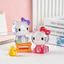 HK1 Sanrio Hello Kitty Trong Suốt Long Lanh Nhân Vật Hành Động Màu Nơ Nhựa Trang Trí KH1