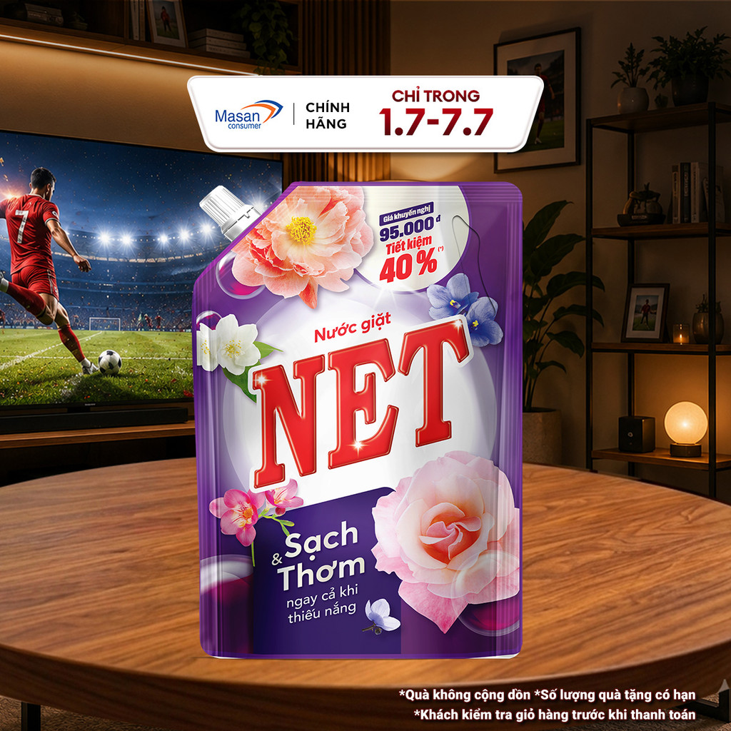 Nước giặt NET Matic túi x 3kg