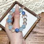 Năm Yếu Tố Boudoir Aquamarine Pha Lê Trắng Dây Tự Nhiên Kyanite Dây Xanh Series Bổ Sung Kho Báu Miễn Phí Pha Lê Mật Ong Thủy Thủ Quà Tặng