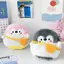 Ví đựng tiền xu hình chim cánh cụt nhỏ dễ thương Ví đựng tiền xu hoạt hình Mini mềm Túi dòng dữ liệu đáng yêu Đơn giản Bền bỉ Phụ kiện ví tiền xu sang trọng VN