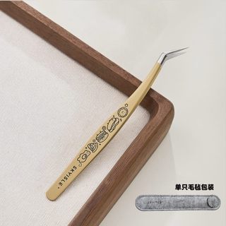 SKYISLE Sky Island Độ Chính Xác Cao Cảnh Quan Miếng Dán Nhíp Dụng Cụ Dễ Thương Retro Màu Dài Miệng Vàng Lông Vũ Kẹp