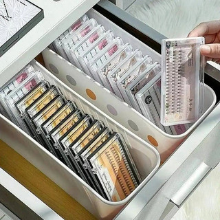 1 / 3 / 5 Chiếc Hộp Bảo Quản Máy Tính Để Bàn Bằng Nhựa Có Tay Cầm - Ngăn Kéo Đồ Lặt Vặt Phân Loại Hộp Đựng Nhà Tổ Chức