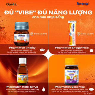Bộ 3 lọ Thực Phẩm Bảo Vệ Sức Khỏe Pharmaton Essential