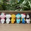PS1 YUKIO x Sanrio Hello Kitty Kuromi Plushie Móc Khóa Xấu Xí Dễ Thương Nhật Bản Hoạt Hình Túi Charm SP1