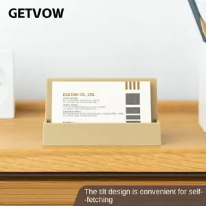 Hộp Kệ Để Bàn GETVOW, Hộp Đựng Thẻ Vị Trí Thẻ Doanh Nghiệp Đơn Giản, Chất Lượng Cao Sáng Tạo Bền Màn Hình Đứng Văn Phòng