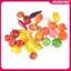 JASMINE 10 Chiếc Mini Mô Phỏng Trái Cây Rau Củ Đồ Chơi Nhà Bếp Kid Giả Vờ Chơi Đồ Chơi JASMINE