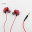 < CarFashion > Tai nghe có dây Cáp dài âm thanh nổi HiFi cắm 35mm Tai nghe giám sát tai nghe để phát sóng trực tiếp