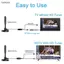 Luckyew Kỹ Thuật Số Ăng Ten Tivi Sóng Mặt Đất Hút Cốc Khuếch Đại Độ Nét Cao Dtmb Tv Thu Set-Top Box Ăng Ten TQ