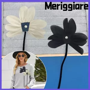 MERIGGIARE Hoa Thổ Cẩm Chân, Vải Vải 13CM Cổ Hoa, DIY May Ren Hoa Handmade Ve Áo Chân Tiệc Cưới