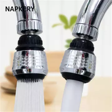 Vòi phun vòi bếp NAPKERY, Phụ kiện chậu rửa gia đình Máy sục khí vòi phòng tắm linh hoạt, Universal 360° Bộ chuyển đổi bộ lọc chống nước xoay cho nhà bếp / phòng tắm
