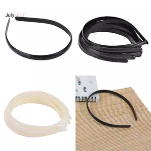 JULYHOT 10 Cái / bộ Dây Buộc Tóc Nhựa Không Răng Trẻ Em Phụ Kiện Tóc Thủ Công DIY 2 Màu Sắc Massivedeals