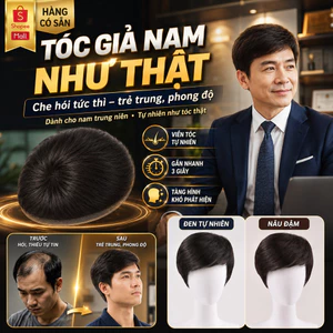 🔥sốc🔥Toc Gia Nguyen Dau Nam Trung Nien |Bo Toc Nam Cong So Gia Da Dau Nhu That |Toc Gia Tóc Ngan Nam Gia Soi Toc That