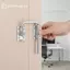 GE Thép không gỉ 90 độ 180 độ Punch Free Door Chốt chống trộm Bule cho cửa hàng văn phòng An ninh Lo VN