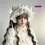 SAMO Cosplay Mũ Đội Đầu, Ruy Băng Nơ Ren Gothic Cánh Thiên Thần Băng Đô, Gothic Ngọt Đầu Quấn Phụ Kiện Tóc