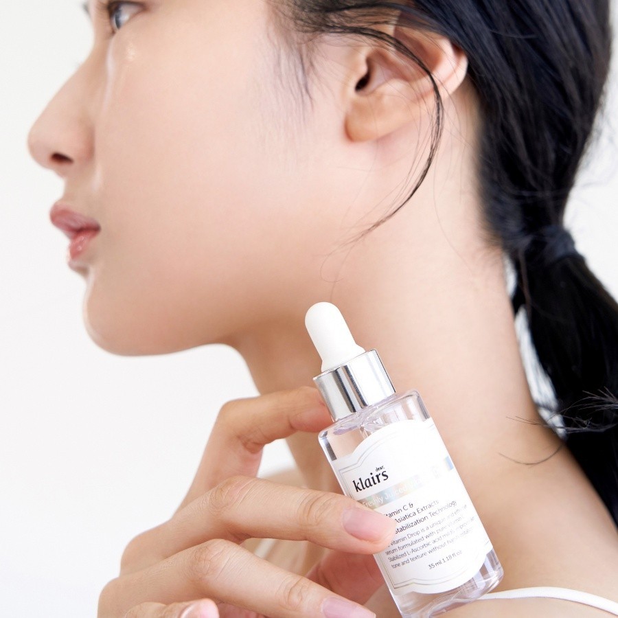 Tinh Chất Serum Dear, Klairs Freshly Juiced Vitamin Drop hỗ trợ sáng da mờ thâm 35ml [FS]