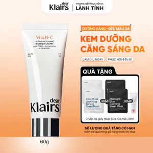 Dear Klairs Kem dưỡng Vitamin Toning Barrier Cream 60g [FS]