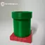 GE 3D In Mẫu Piranha Nước Trồng Bút Chì Nước Lưu Trữ Vật Trang Trí Hoạt Hình Lưới Đỏ Mẫu VN