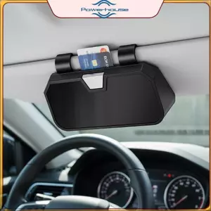 POWER Press Switch Hộp đựng kính ô tô Tấm che nắng Giá đỡ kính bên trong Vải mềm chống trầy xước Hộp đựng kính mắt chống sốc.