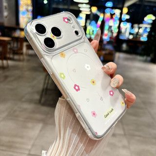 Ốp Lưng IPhone 13 15 11 17 16 12 14 ProMax  Họa tiết hoa nhỏ trái tim nhẹ nhàng 7 8Plus XR X XS Max