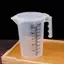 Luckyew 100 / 250 / 500ML Cốc Đo Bình Nướng Bánh Trong Suốt Nước Bột Nhà Bếp Có Nắp TQ