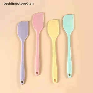 Thìa kem silicon COD Thìa chống dính chịu nhiệt Hoàn hảo để nấu nướng & khuấy Dụng cụ nhà bếp cấp thực phẩm MỚI