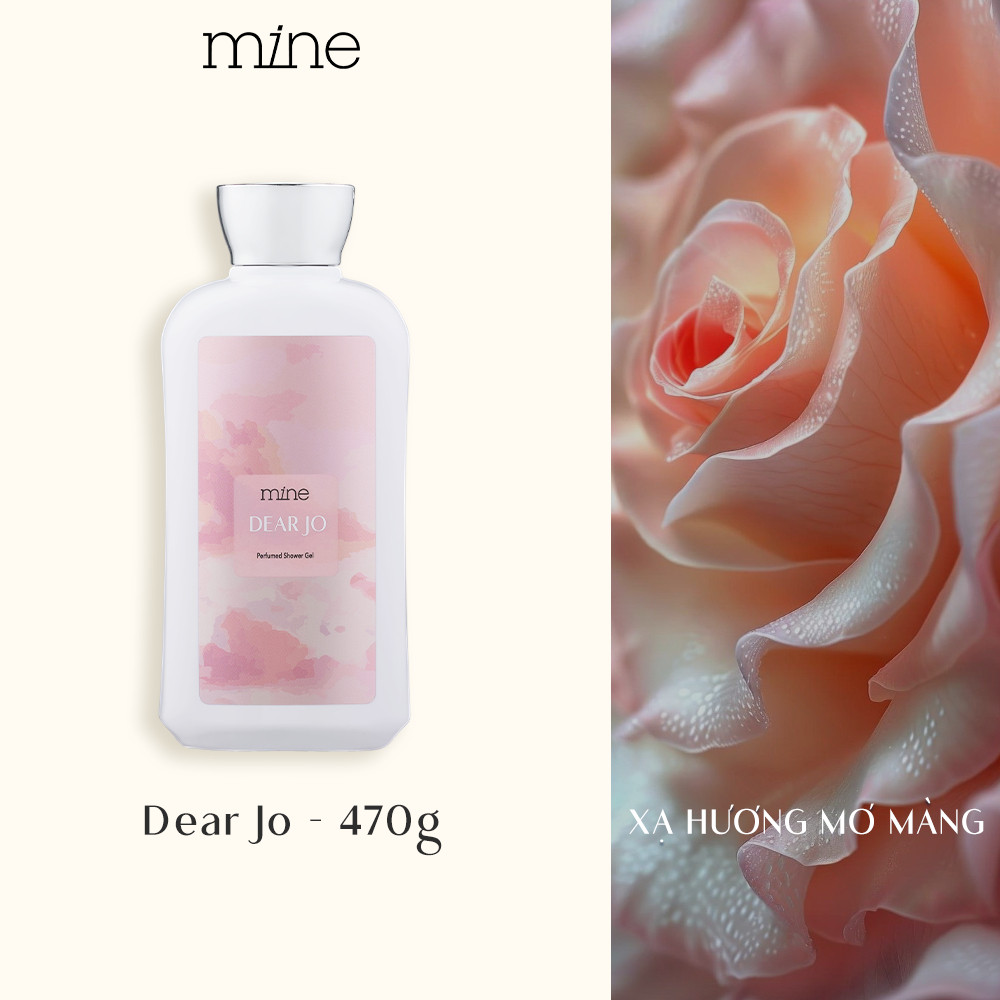 Sữa Tắm Mine Dear Jo Perfumed Shower Gel Hương Xạ Hương Ngọt Ngào Và Mơ Màng 470g