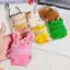 Mini Hồng Lông Thỏ Ví Đựng Tiền Xu Túi Móc Khóa Quyến Rũ Hoạt Hình Dễ Thương Hộp Đựng Tai Nghe Túi Bảo Quản Quà Tặng Lễ Hội Sáng Tạo Tiếp Liệu Mới