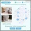 Thảm chống nước chống trượt dùng một lần Thảm vệ sinh 50 gói Tấm bảo vệ sàn hình chữ U cho miếng tập nước tiểu