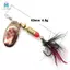 10 Cái / lốc Muỗng Câu Mồi Spinner Mồi 3-7G Câu Cá Wobbler Mồi Kim Loại Spinnerbait Isca Nhân Tạo Miễn Phí Có Hộp