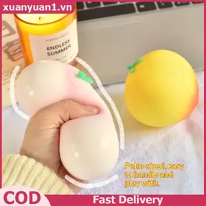 XUAN Mềm Đào Squishy Đồ Chơi Tăng Chậm Không Độc Hại Thơm Giảm Căng Thẳng Fidget Cho Du Lịch Trẻ Em Người Lớn Giảm Lo Âu VN
