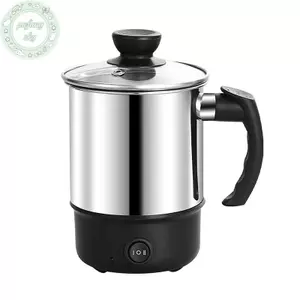 PUSKY 11CM 12CM 14CM Cốc sưởi ấm chống khô đa năng Máy nước nóng bằng thép không gỉ Nồi điện Ấm đun nước Ấm đun nước Ấm đun nước để nấu ăn và du lịch Sử dụng VN
