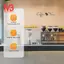 Có Thể Tháo Rời Dán Tường PVC Đề Can Trang Trí Nghệ Thuật Thiết Kế Phòng Ngủ Bức Tranh Tường Trích Dẫn Cho Cửa Sổ Kính Màu Đen - Thời Gian Cà Phê