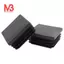 10 Chiếc Nhựa Vuông Trống Cuối Nắp Ống Chèn 38mm x 38mm