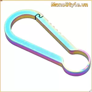 Móc khóa Carabiner MONOSTYLE, Khóa khóa hợp kim titan đa chức năng, Vòng chìa khóa hạng nặng bền bỉ Đi bộ đường dài