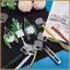 150 Chiếc Acrylic Thêu Flos Thả, Trong Suốt Thêu Chỉ Sắp Xếp Slim Flos Bobbins - Sợi Bobbins