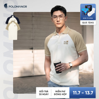 Áo polo nam cao cấp RUM, BST LET'S GẤU, vải cá sấu cotton interlock, thanh lịch - POLOMANOR