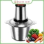 Máy xay thịt, máy xay sinh tố cối inox 4 lưỡi đa năng công suất 200W xay thịt, tỏi ớt, rau củ quả