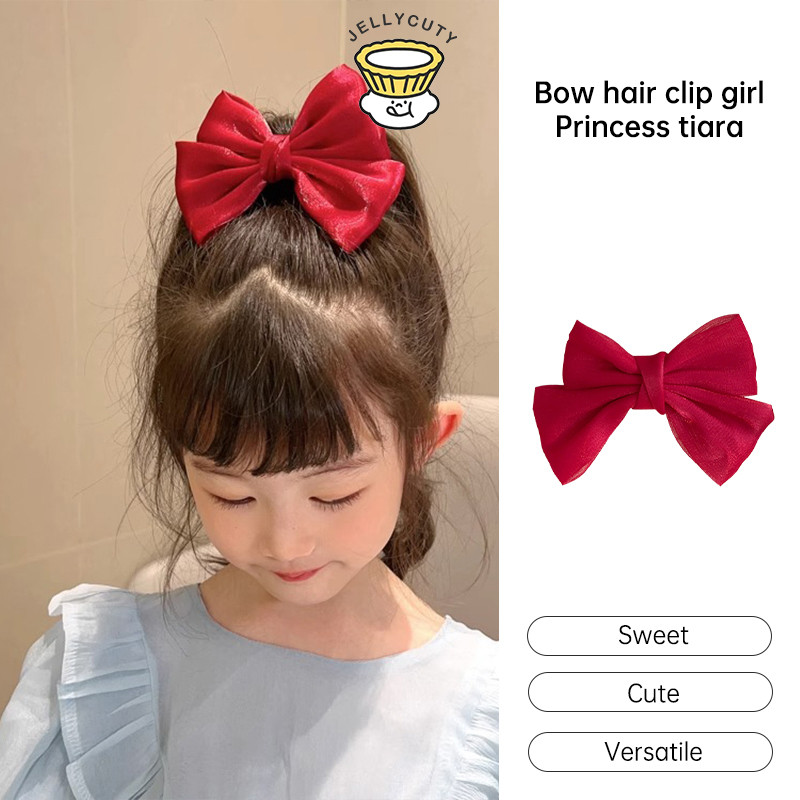 [jell] Kẹp Tóc Nơ Nhỏ Phong Cách Công Chúa Kẹp Tóc Trẻ Em Mũ Đội Đầu Kẹp Tóc Ngọt Ngào