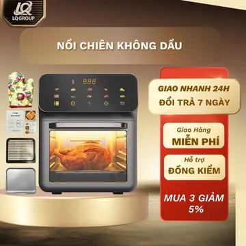 LQ-OOKAS Nồi chiên không dầu nồi chiên không khí 16L Nồi chiên không dầu đa năng Air Fryer