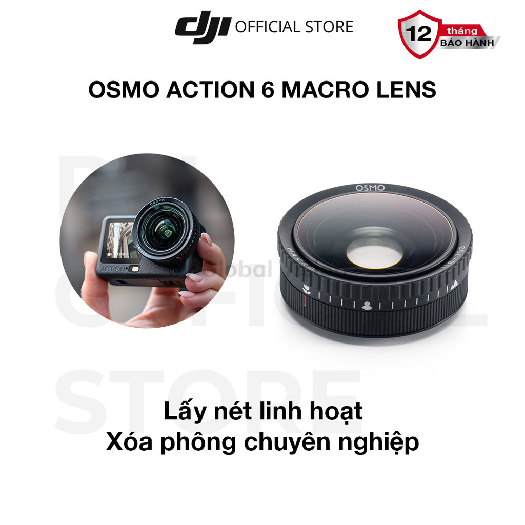 Macro lens cho DJI Osmo Action 6