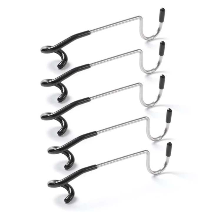 HFTOY Cắm Trại Đèn Cực Móc Lều Thép Không Gỉ Cực Đèn Móc Đa Năng Cắm Trại Ngoài Trời Đèn Đứng Móc Thiết Bị Cắm Trại ~ – 7